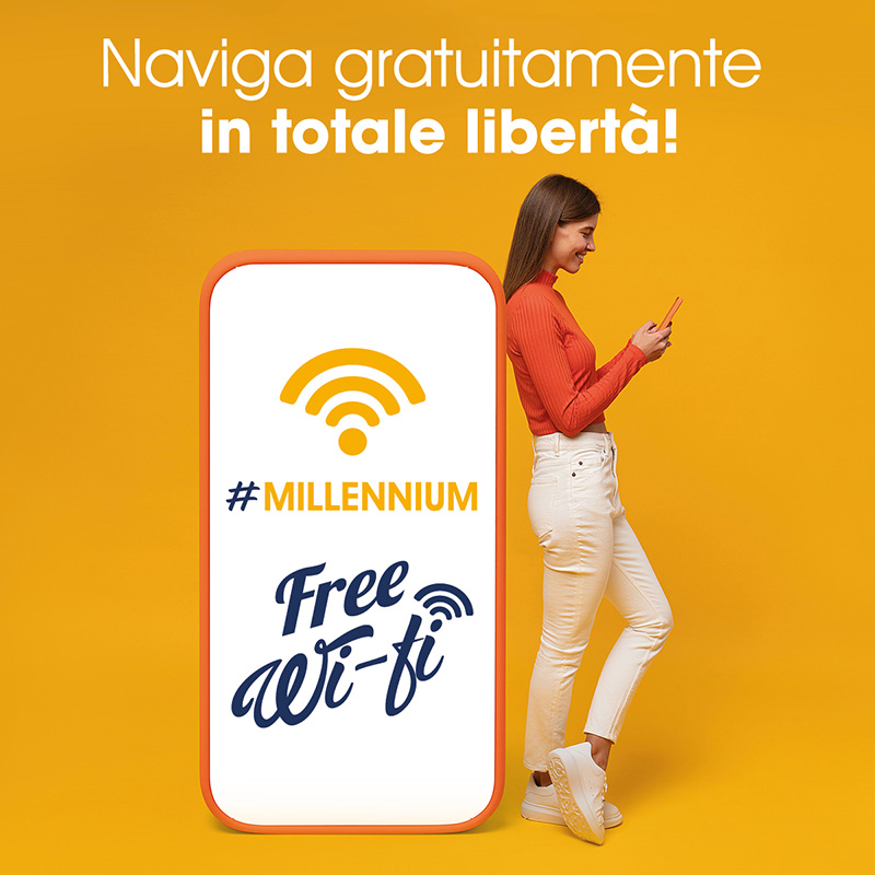 millennium free wifi